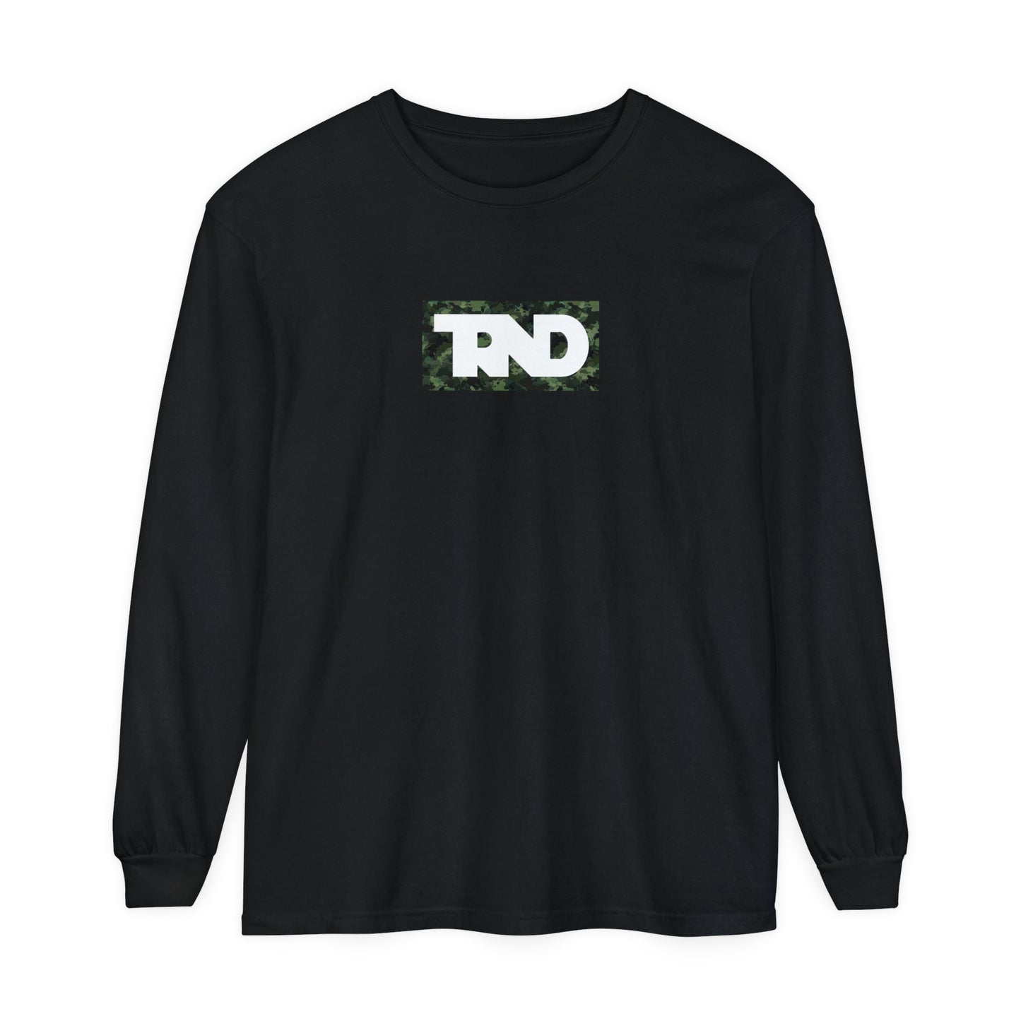 TRND Military Camo Box Logo Long Sleeve T-Shirt