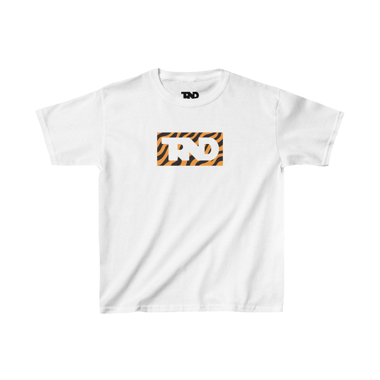 Kids TRND Tiger Print Box Logo T-Shirt