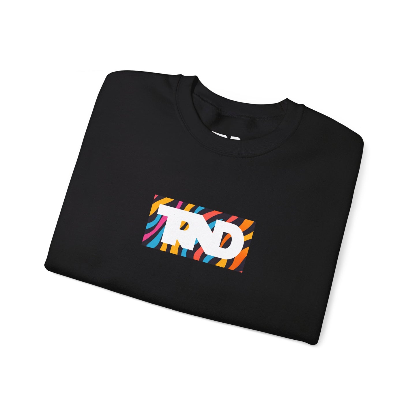 TRND Funky Stripes Box Logo Crewneck