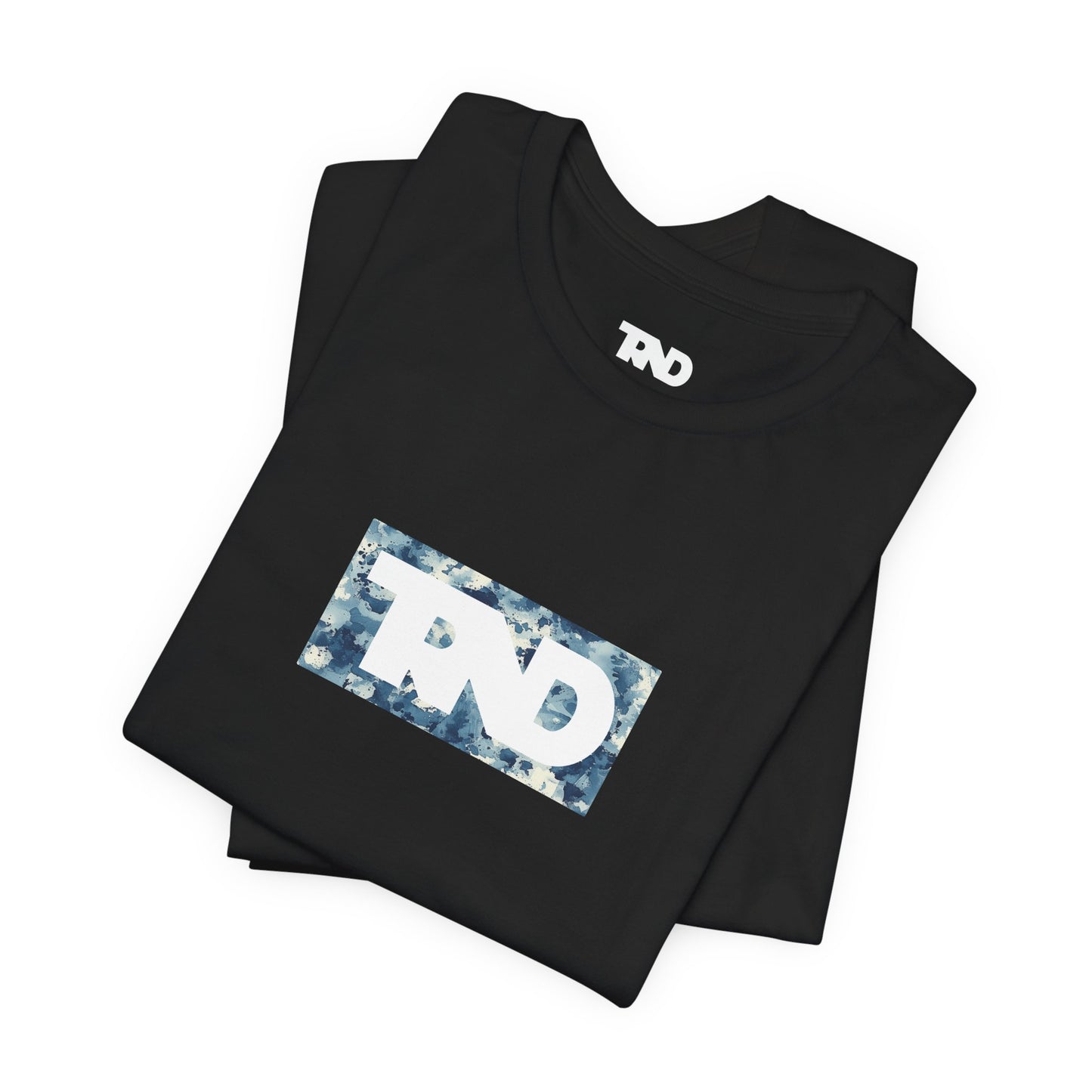 TRND Blue Splatter Box Logo T-Shirt