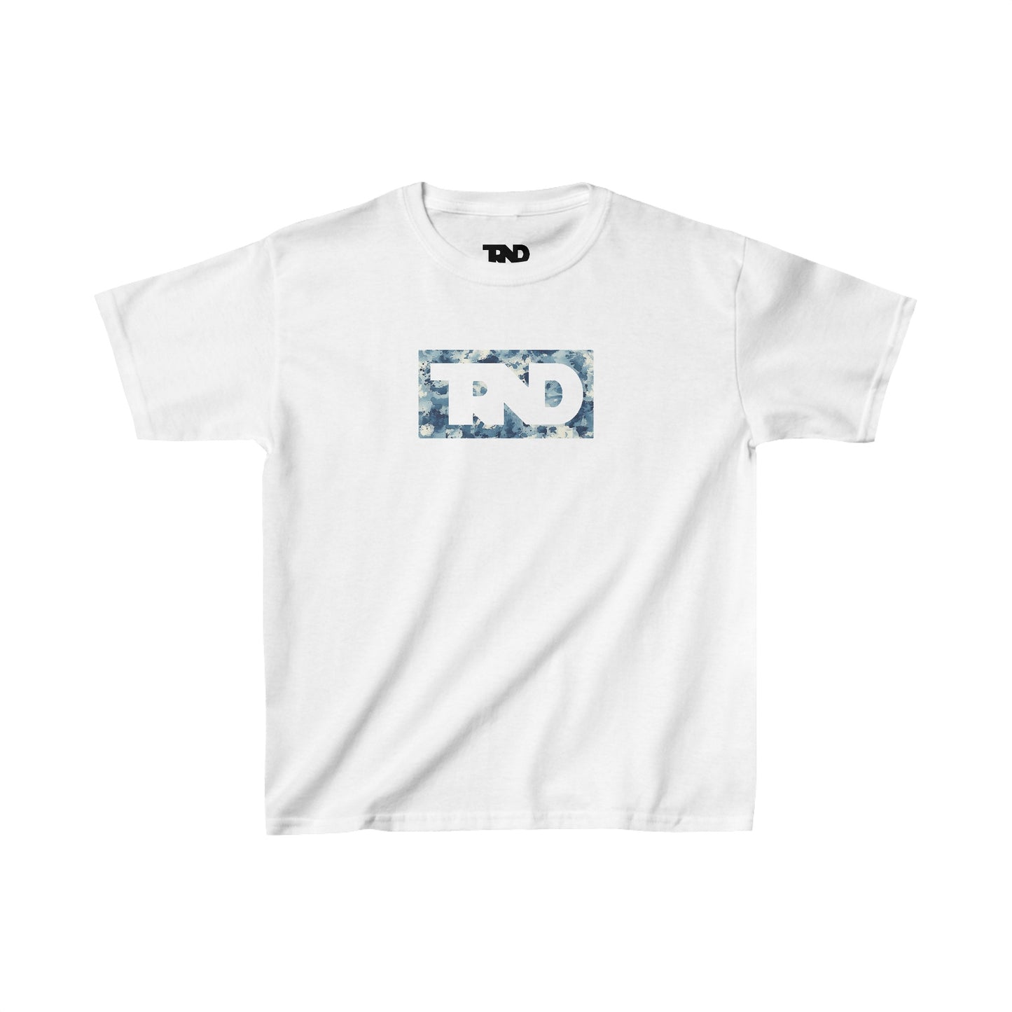 Kids TRND Blue Splatter Box Logo T-Shirt