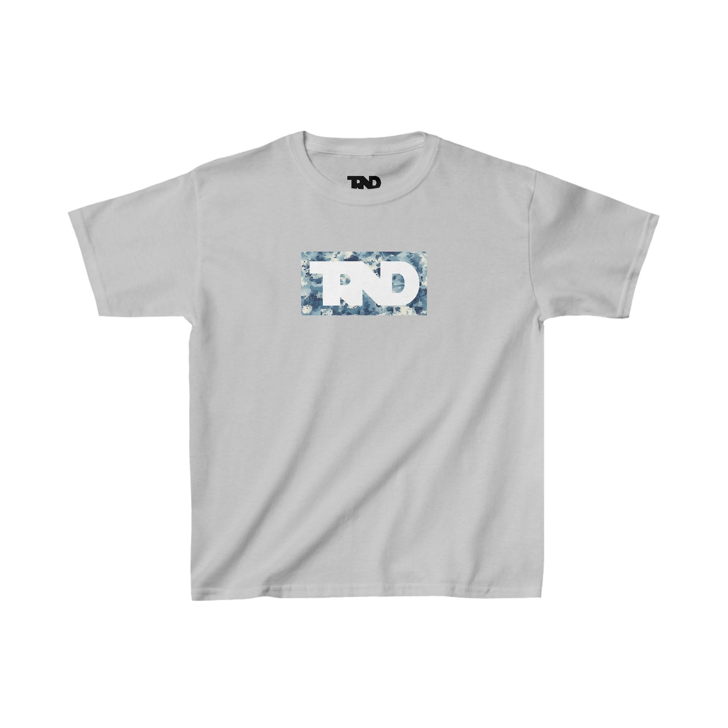 Kids TRND Blue Splatter Box Logo T-Shirt