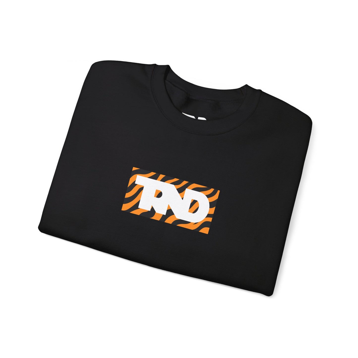 TRND Tiger Print Logo Crewneck