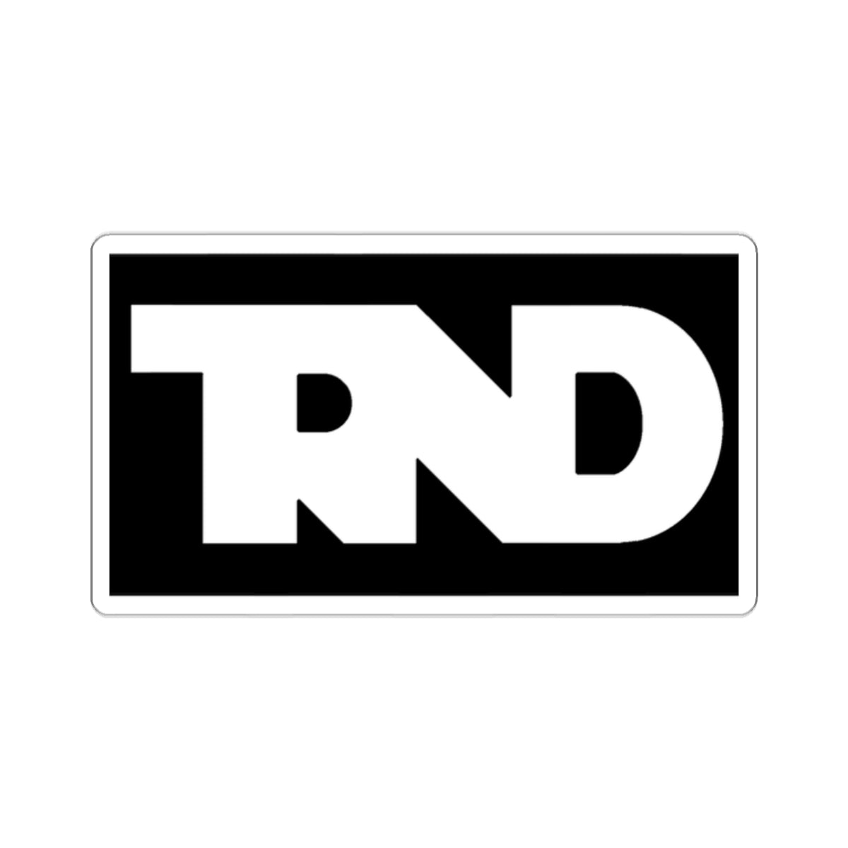 TRND Box Logo Stickers (Black)