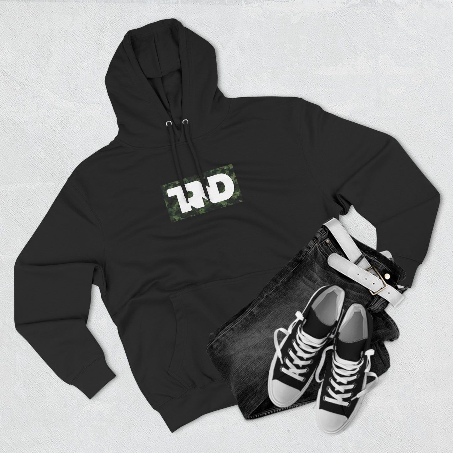 TRND Military Camo Box Logo Hoodie