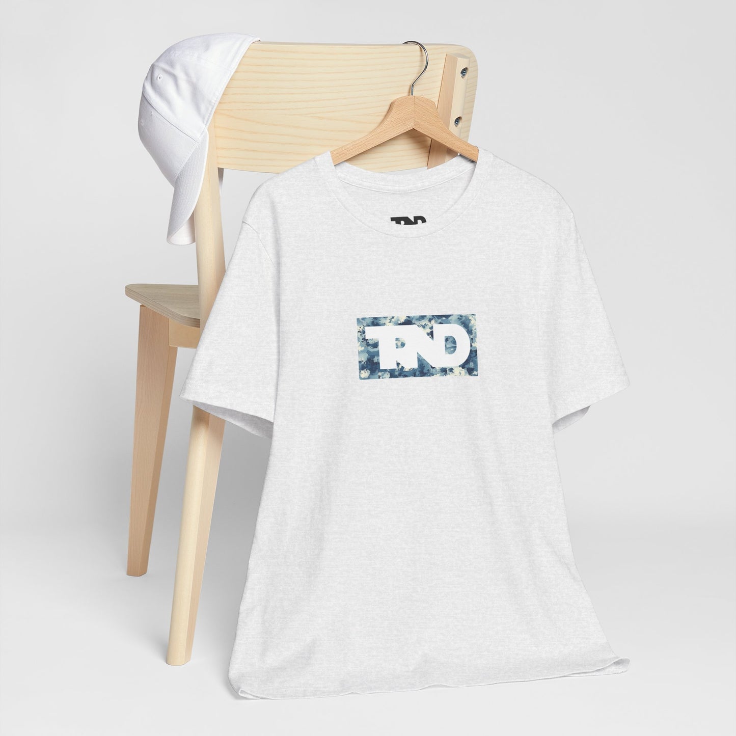 TRND Blue Splatter Box Logo T-Shirt