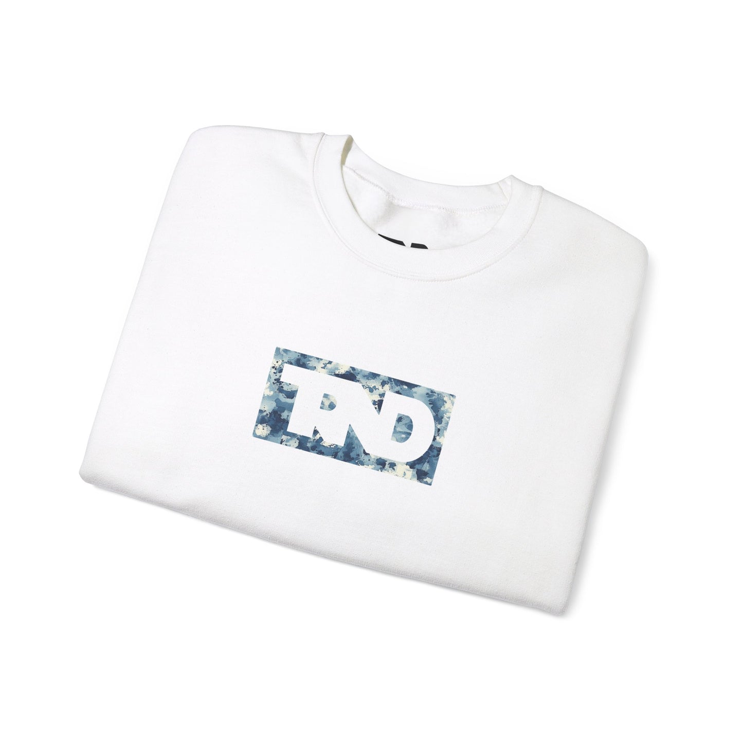 TRND Blue Splatter Logo Crewneck