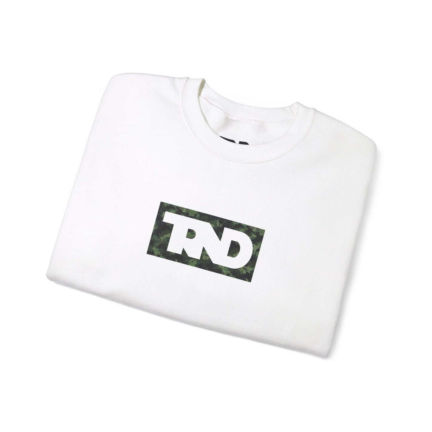 TRND Military Camo Box Logo Crewneck