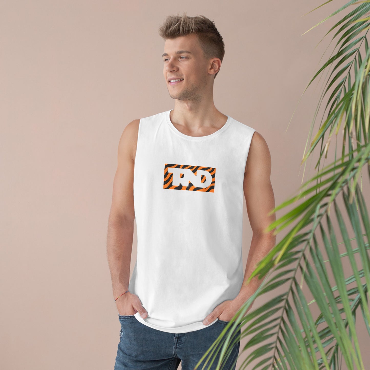 TRND Tiger Print Logo Tank