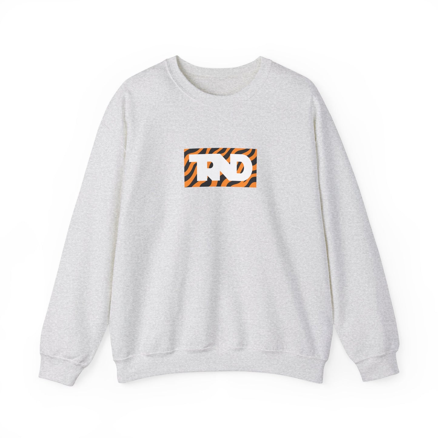 TRND Tiger Print Logo Crewneck