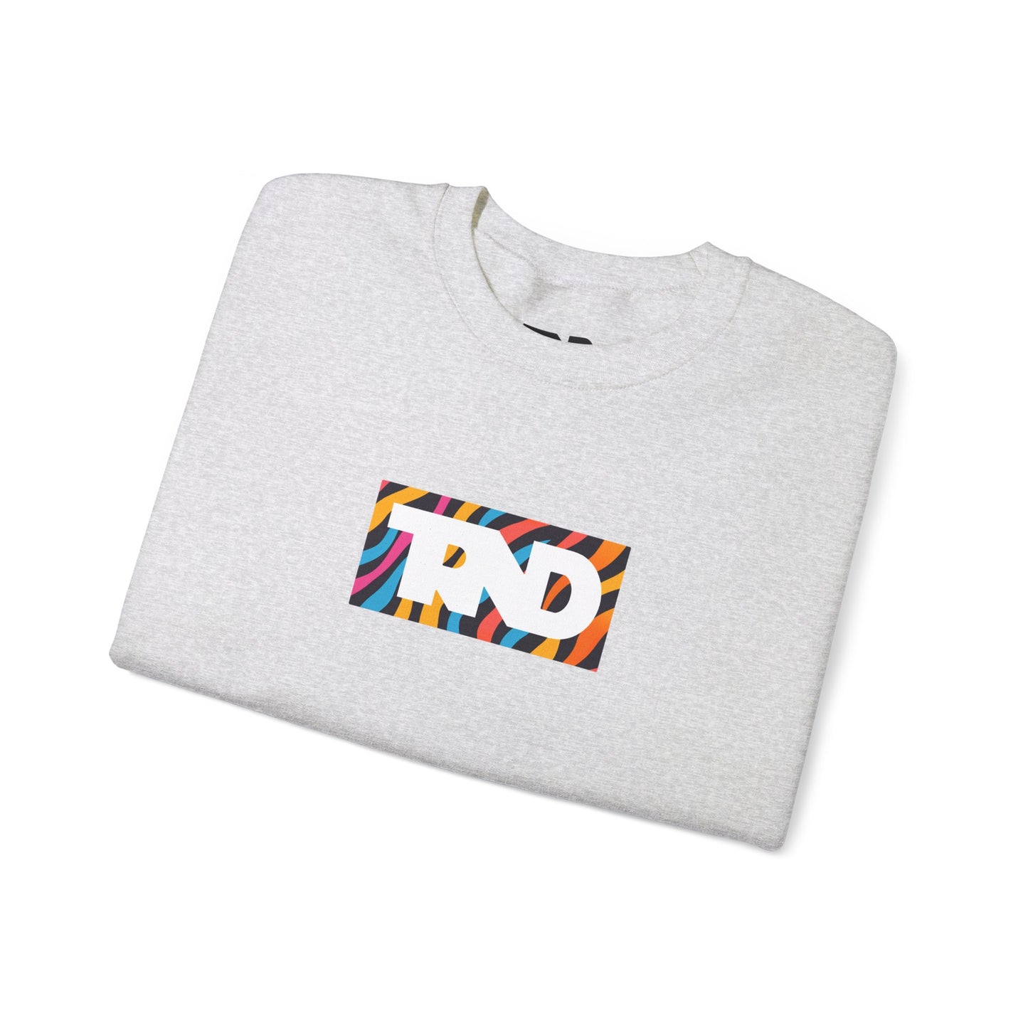 TRND Funky Stripes Box Logo Crewneck