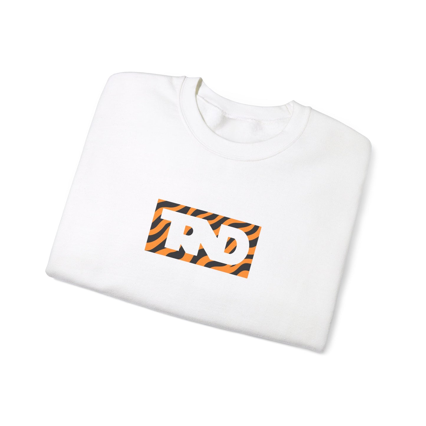 TRND Tiger Print Logo Crewneck