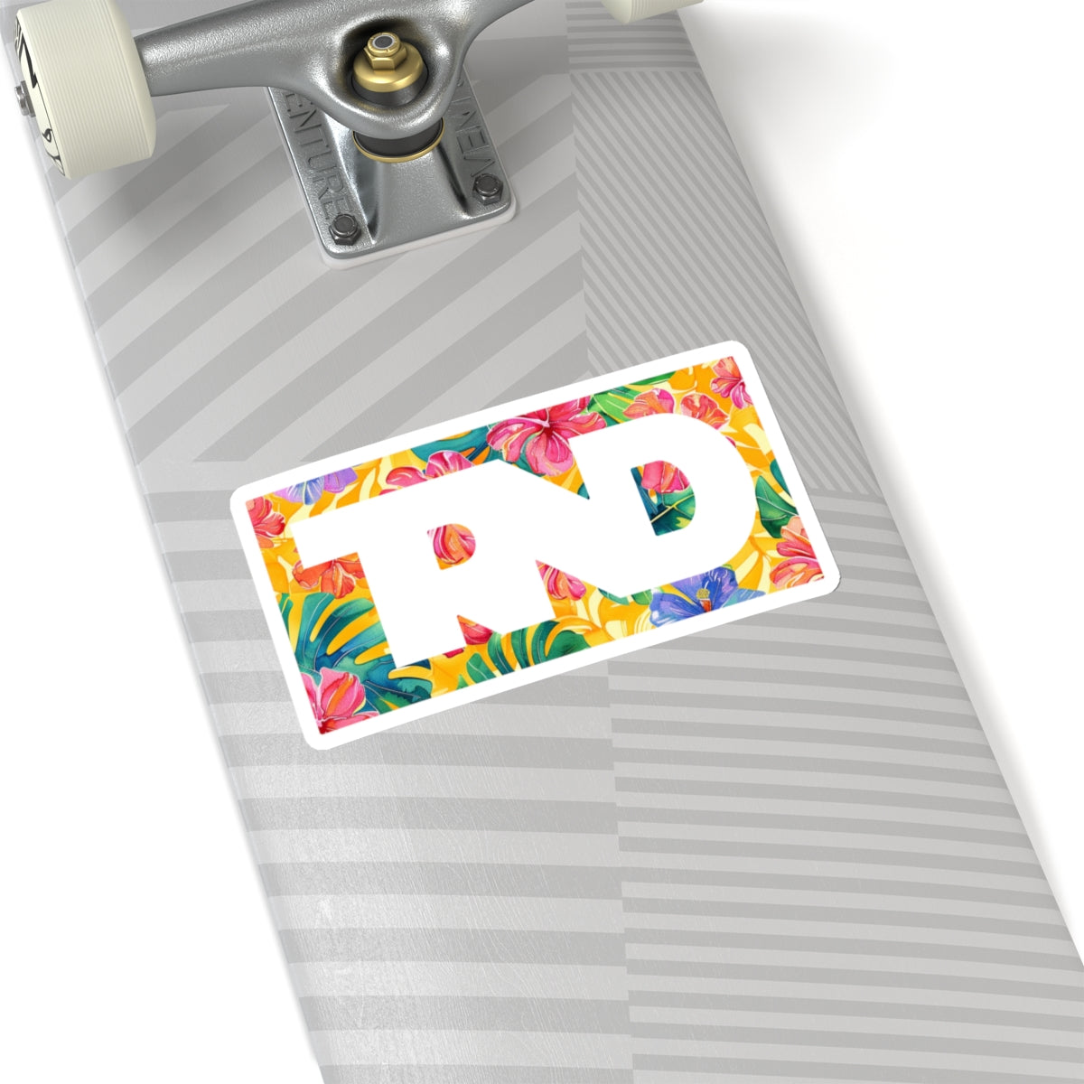 TRND Tropical Box Logo Stickers