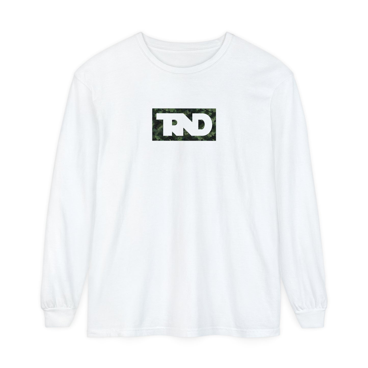 TRND Military Camo Box Logo Long Sleeve T-Shirt
