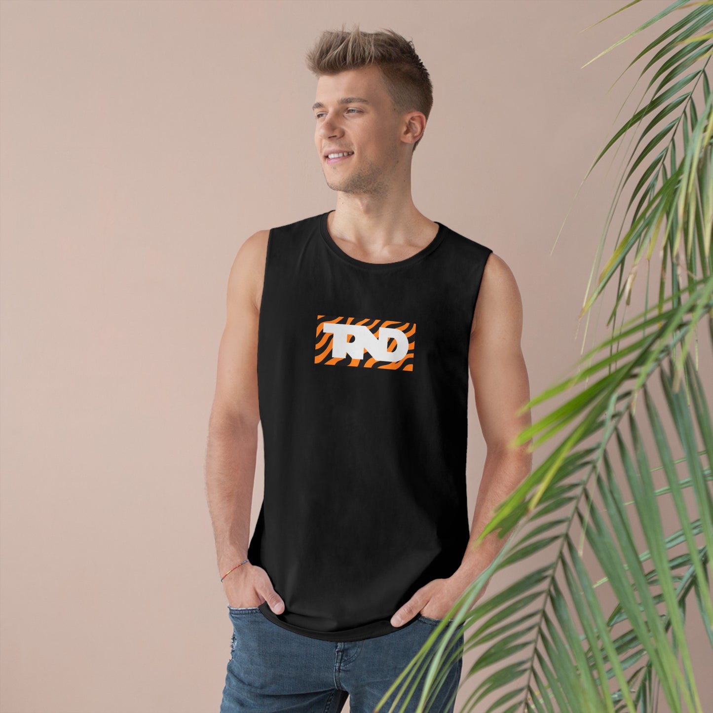 TRND Tiger Print Logo Tank