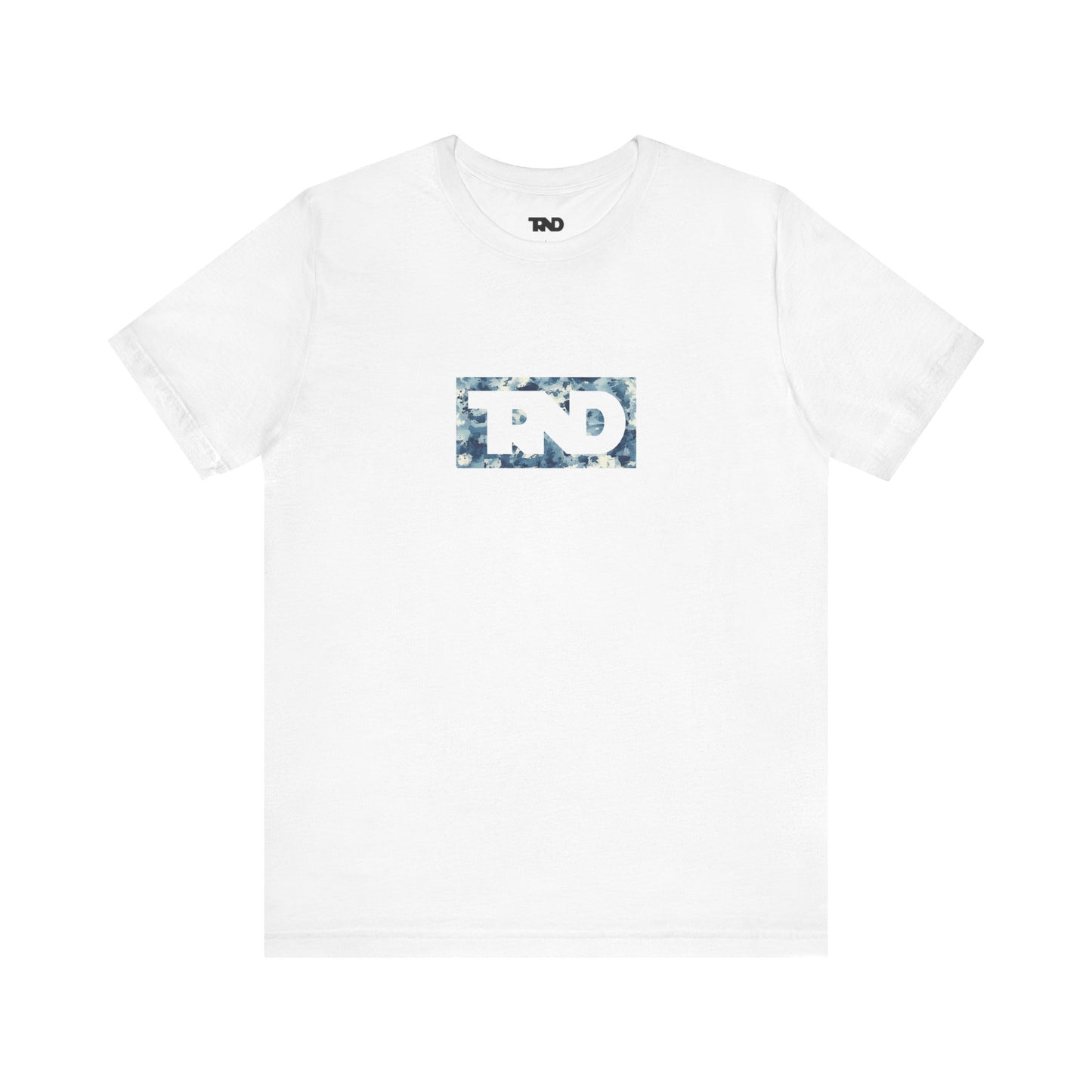 TRND Blue Splatter Box Logo T-Shirt