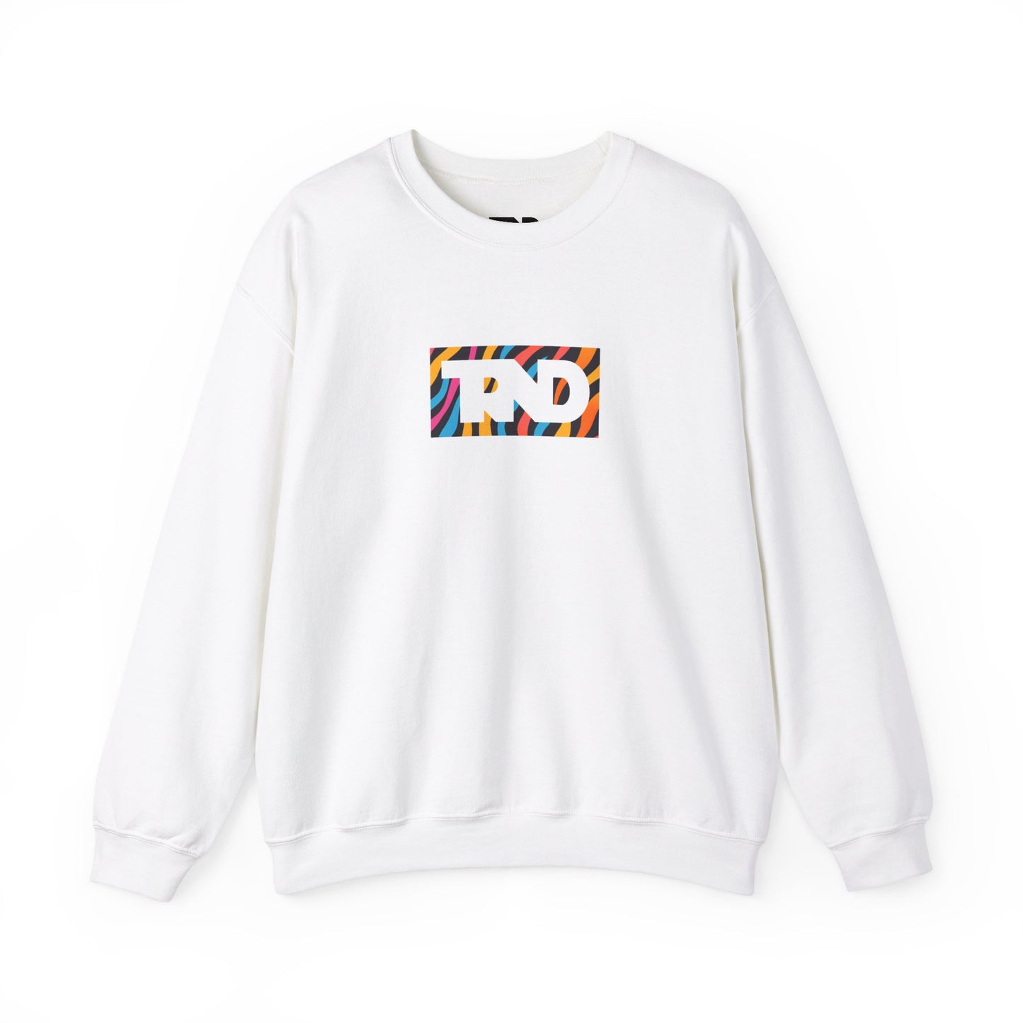 TRND Funky Stripes Box Logo Crewneck
