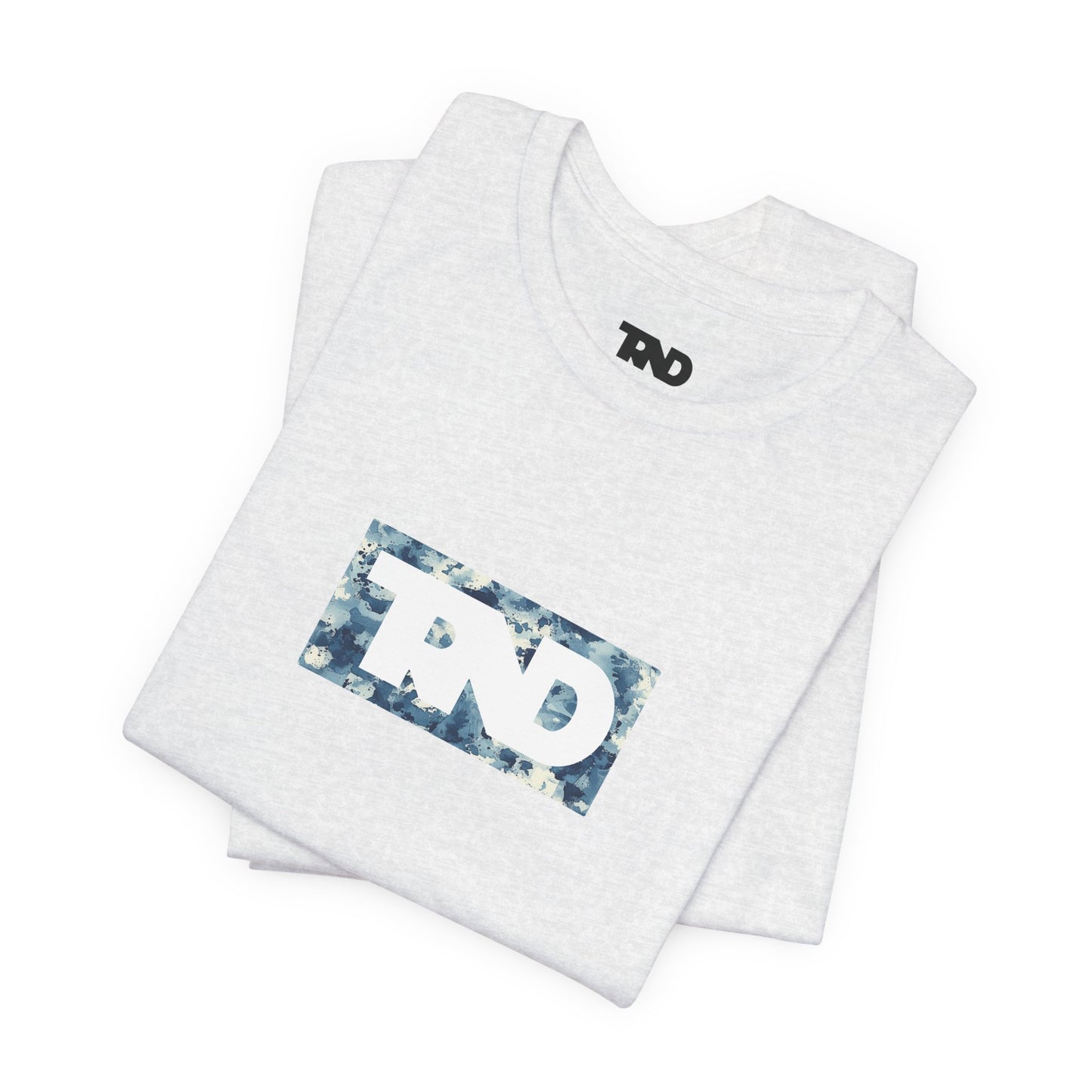 TRND Blue Splatter Box Logo T-Shirt