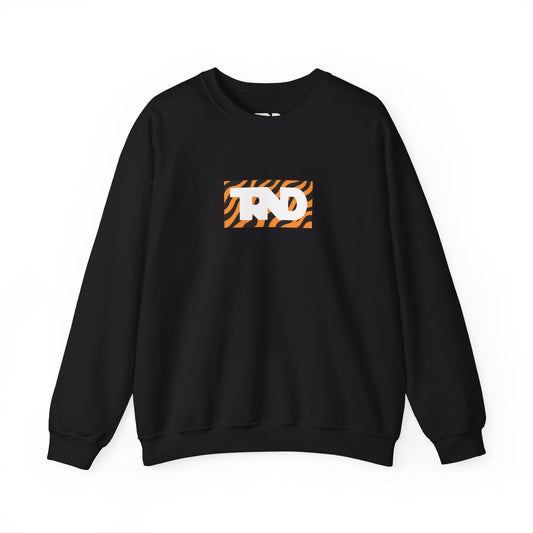 TRND Tiger Print Logo Crewneck