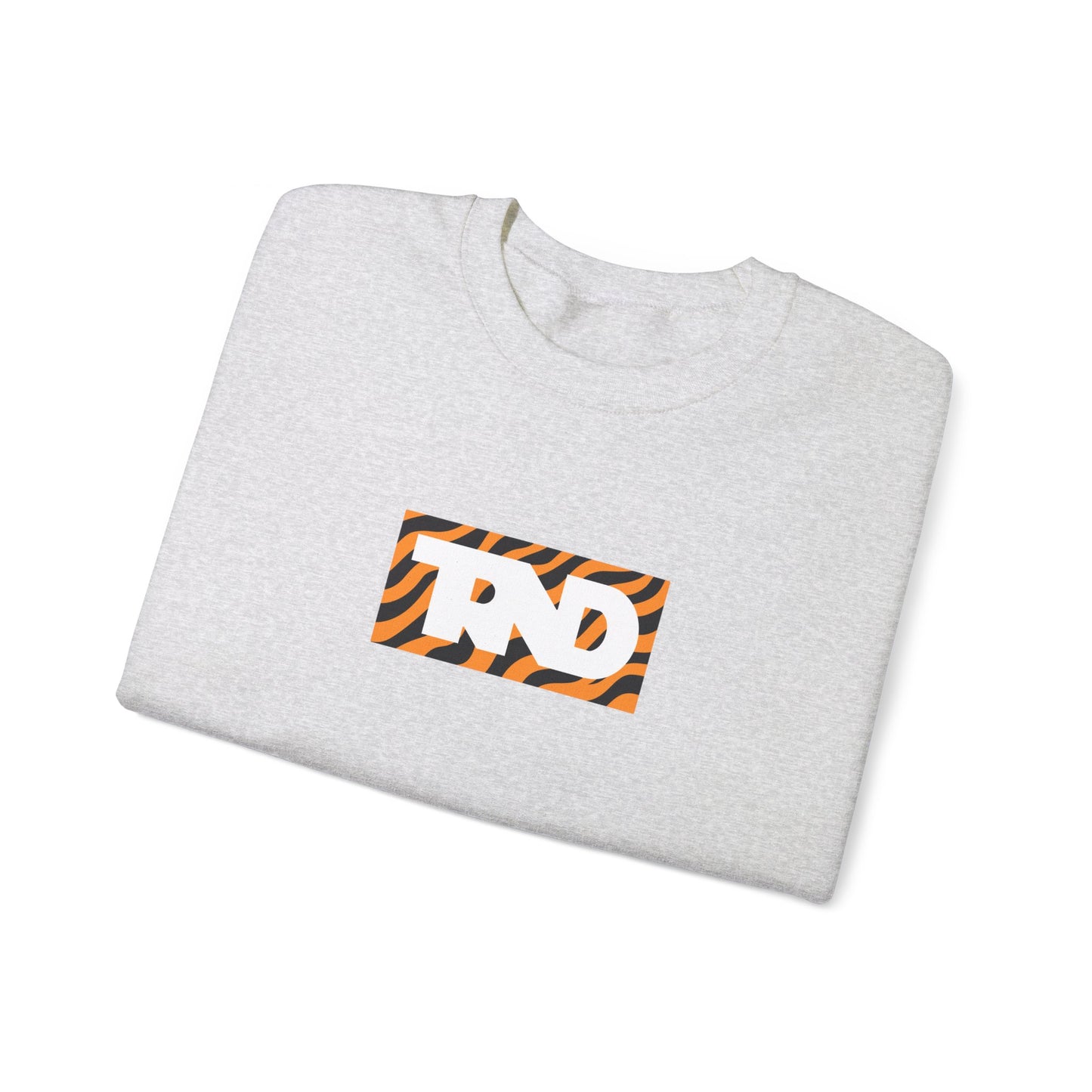 TRND Tiger Print Logo Crewneck