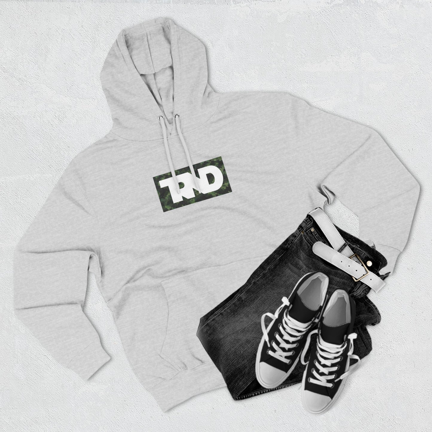 TRND Military Camo Box Logo Hoodie