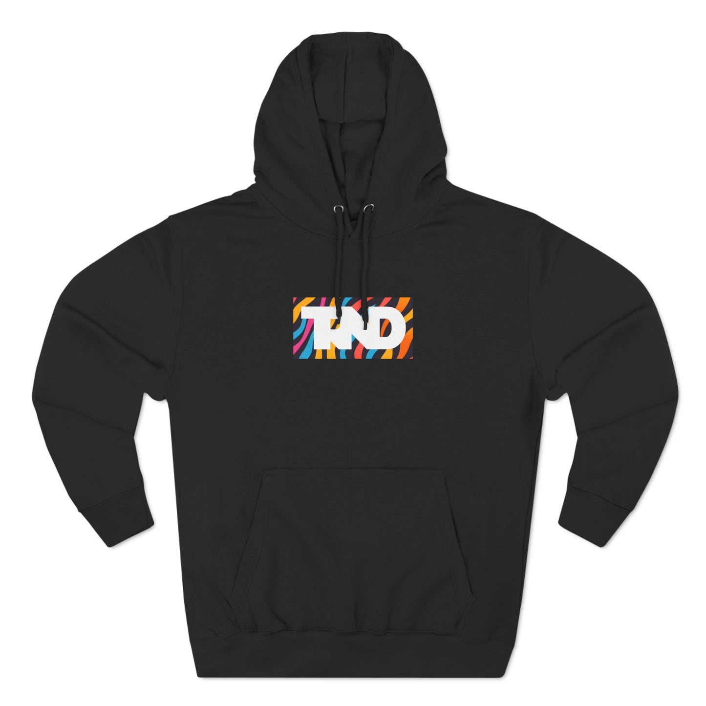 TRND Funky Stripes Box Logo Hoodie