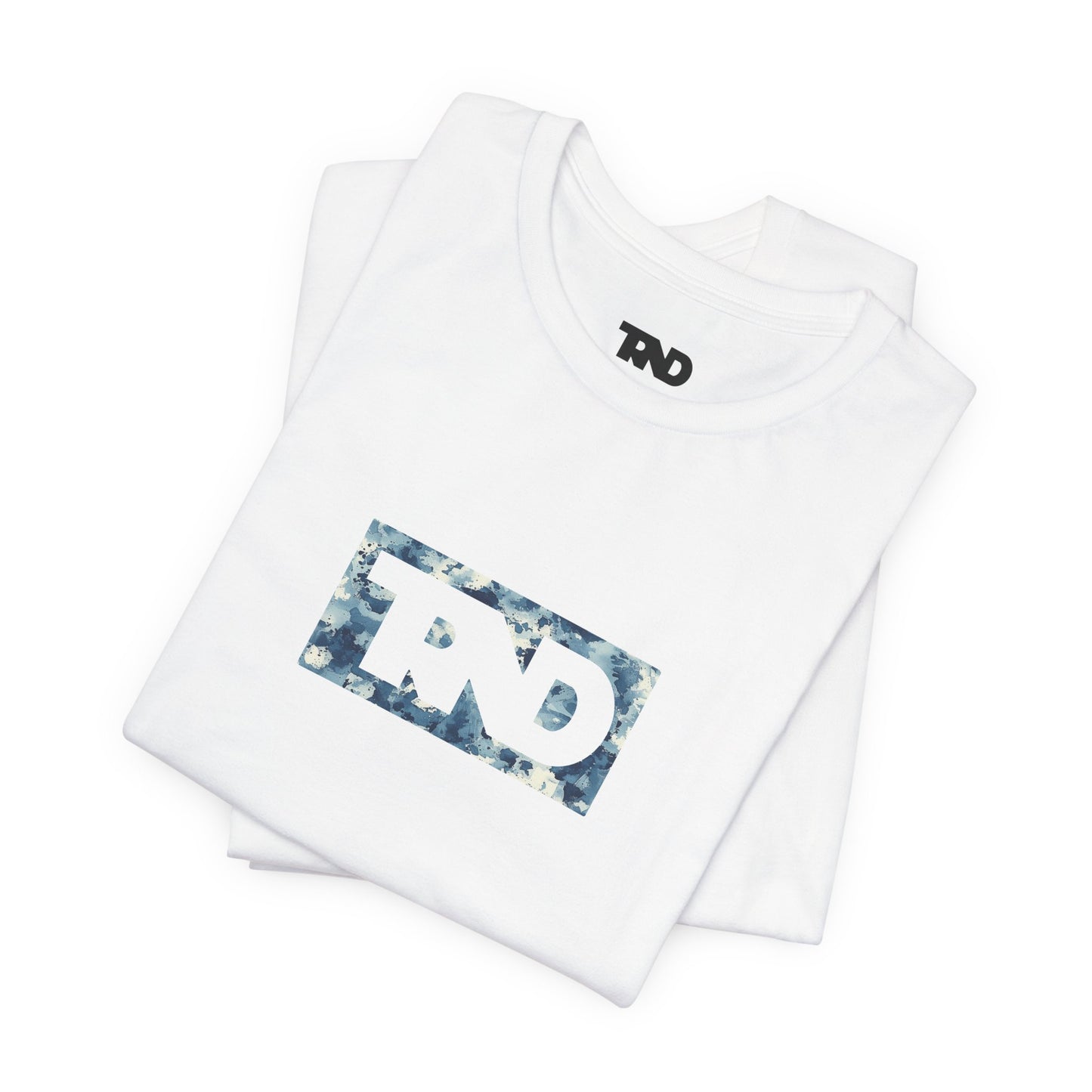 TRND Blue Splatter Box Logo T-Shirt