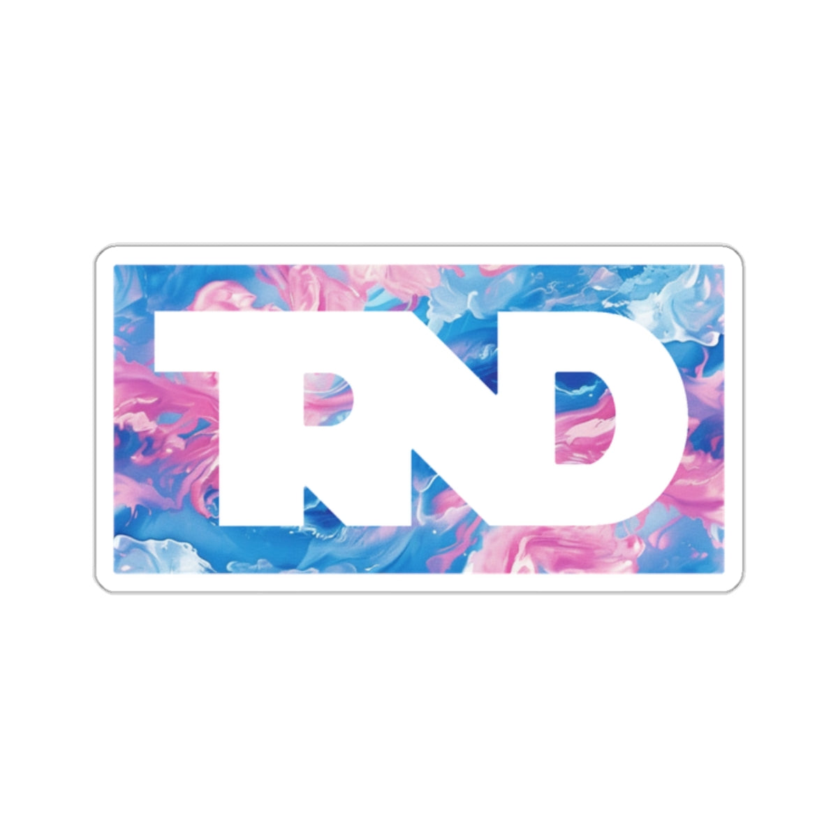 TRND Cotton Candy Box Logo Stickers