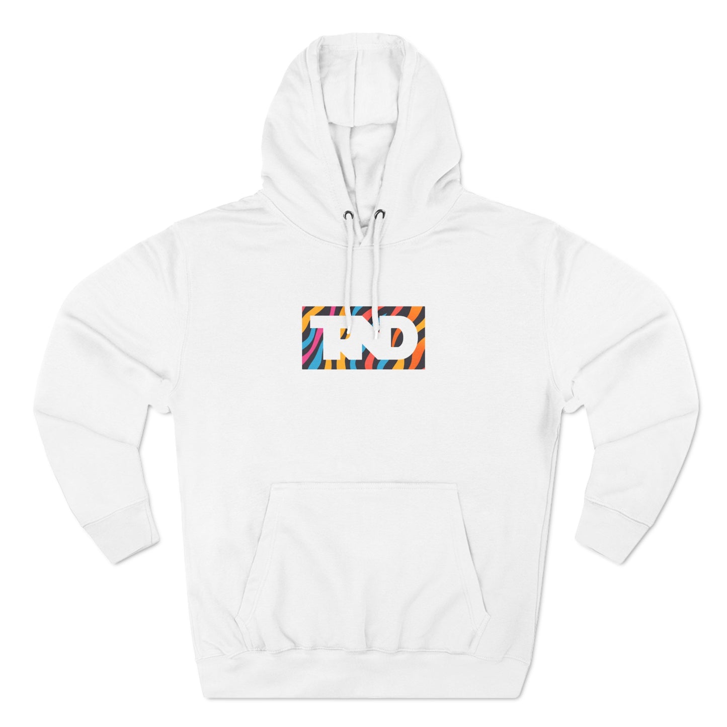 TRND Funky Stripes Box Logo Hoodie