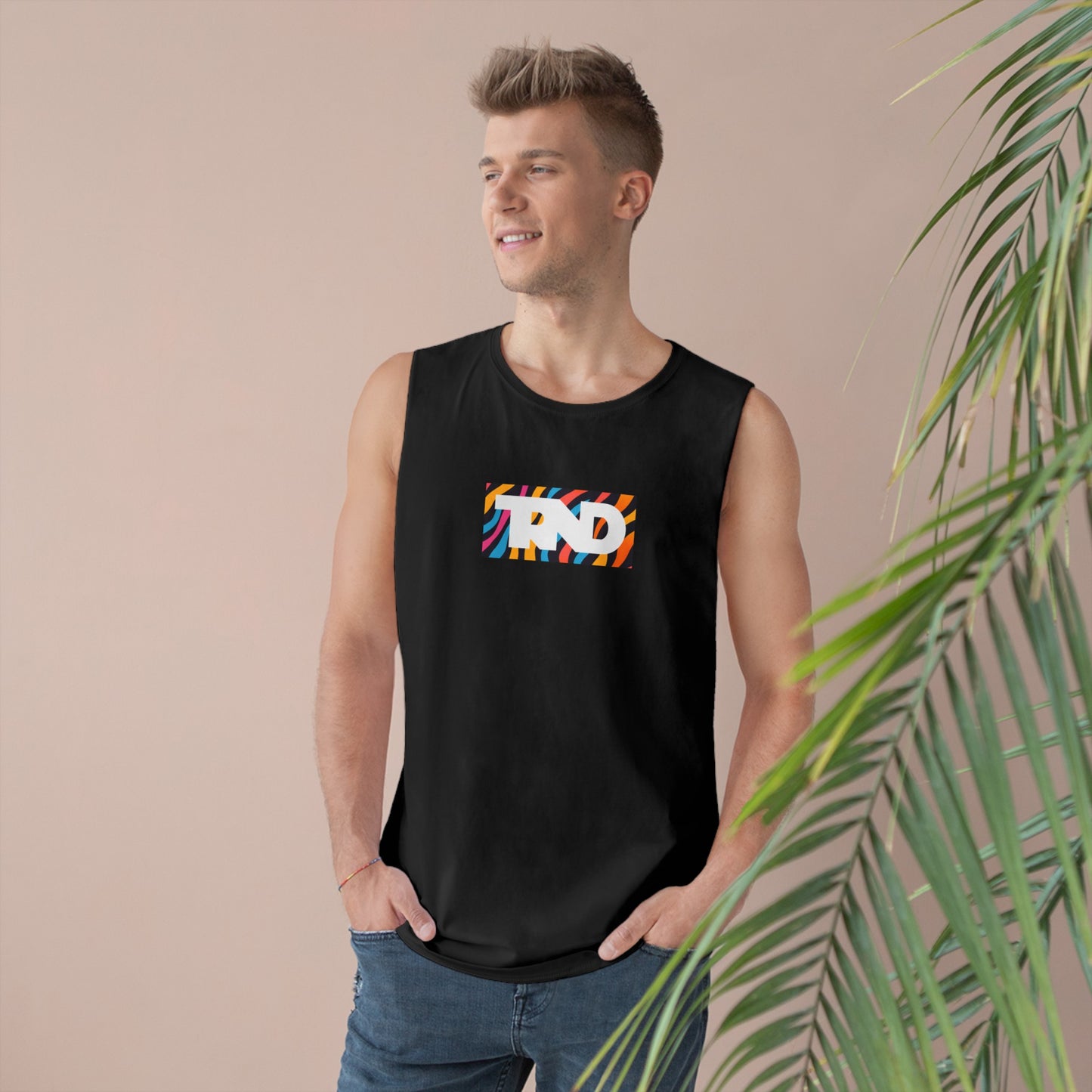 TRND Funky Stripes Box Logo Tank