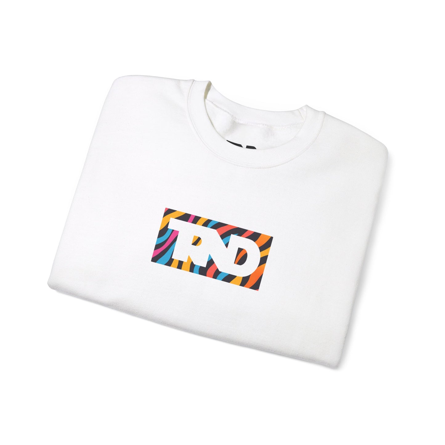 TRND Funky Stripes Box Logo Crewneck